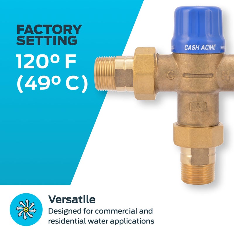 Cash Acme 24511 Thermostatic Mixing Valve HG110-D - Image 3